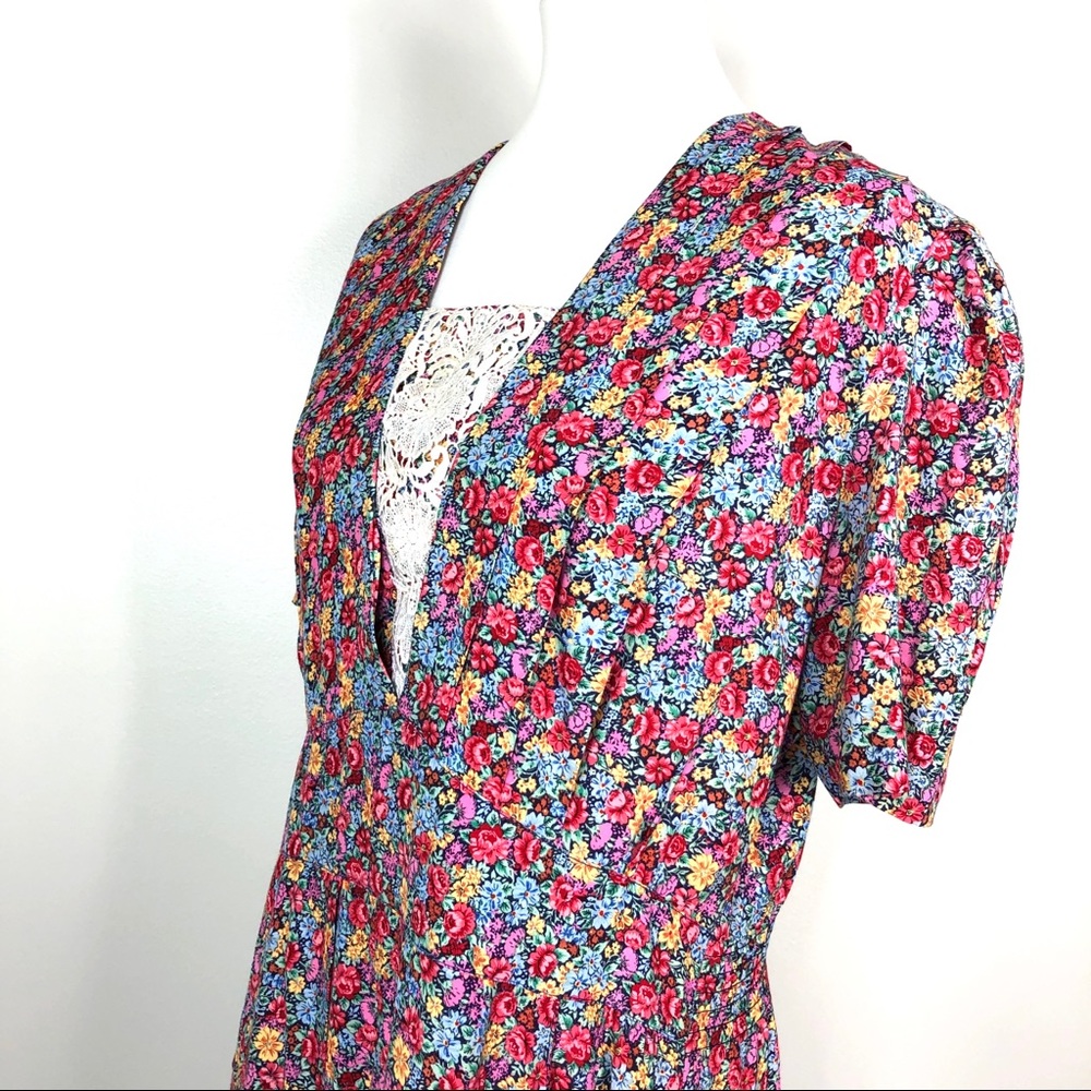 Vintage Karin Stevens Blossom Prairie Dress - Picture 4 of 13
